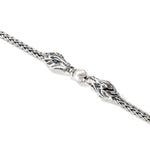 Naga Silver Station Bracelet with Freshwater Pearl & Blue Sapphire - BUS603941BSPX-John Hardy-Renee Taylor Gallery