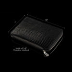 Luxury Midnight Lizard Leather Zipper Journal - ZNB-2022-William Henry-Renee Taylor Gallery