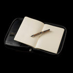 Luxury Midnight Lizard Leather Zipper Journal - ZNB-2022-William Henry-Renee Taylor Gallery