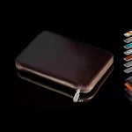 Luxury Onyx Monte Carlo Leather Zipper Journal - ZNB-2022-William Henry-Renee Taylor Gallery