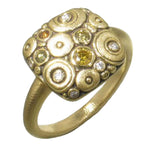 18K Soft Mosaic Natural Diamond Ring - R-130-Alex Sepkus-Renee Taylor Gallery