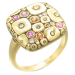 18K Soft Mosaic Sapphire & Diamond Ring - R-138S-Alex Sepkus-Renee Taylor Gallery