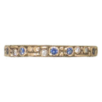 18K "Mini 62" Sapphire & Diamond Rose Gold Band - R-117RS-Alex Sepkus-Renee Taylor Gallery