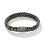 Icon Flat Bracelet, Dark Silver, 11MM- BM99795MBRD-John Hardy-Renee Taylor Gallery