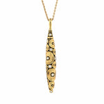 18K "Shark" Diamond Pendant & Chain - M-88D1.1-Alex Sepkus-Renee Taylor Gallery