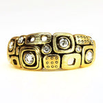 18K Little Windows Diamond Dome Ring - R-214D-Alex Sepkus-Renee Taylor Gallery