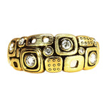 18K Little Windows Diamond Dome Ring - R-214D-Alex Sepkus-Renee Taylor Gallery