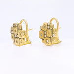 18K Little Windows Diamond Huggie Earrings - E-84-Alex Sepkus-Renee Taylor Gallery