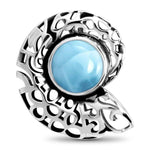 Shell Necklace - Nshel02-00-Marahlago Larimar-Renee Taylor Gallery