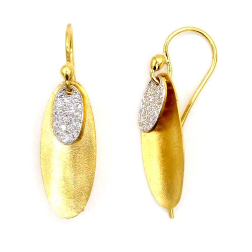 Marika 14k Gold & Diamond Earrings - M6622-Marika-Renee Taylor Gallery