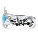 Shark Ring - Rshar00-00-Marahlago Larimar-Renee Taylor Gallery