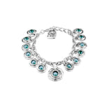 Tizoc Sterling Silver Plated Bracelet - PUL1800VRDMTL0M-UNO de 50-Renee Taylor Gallery