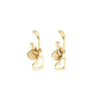 Lucky Charms 18K Gold Plated Earrings - PEN0645ORO0000U-UNO de 50-Renee Taylor Gallery