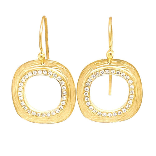 Marika 14k Gold & Diamond Earrings - M7289-Marika-Renee Taylor Gallery