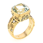 18K "J's Garden" Ice Blue Tourmaline Ring - R-104-Alex Sepkus-Renee Taylor Gallery