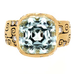 18K "J's Garden" Ice Blue Tourmaline Ring - R-104-Alex Sepkus-Renee Taylor Gallery