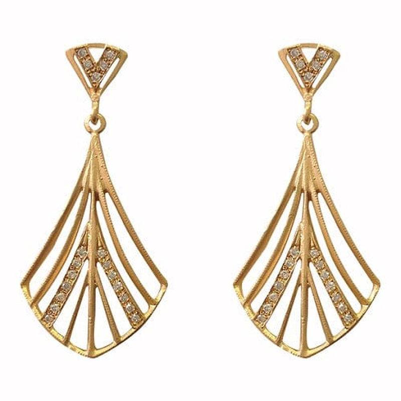 Marika 14k Gold & Diamond Earrings - M4876-Marika-Renee Taylor Gallery