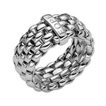 Flex'it ESSENTIALS 18K White Gold 10x3.65mm Ring-FOPE-Renee Taylor Gallery