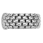 Flex'it ESSENTIALS 18K White Gold 10x3.65mm Ring-FOPE-Renee Taylor Gallery