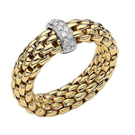 Flex'it VENDÔME 18K Yellow Gold & Diamond 4.2x6.5mm Ring-FOPE-Renee Taylor Gallery