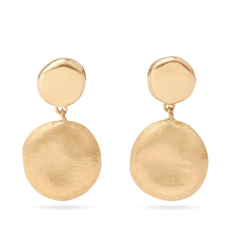 18K Gold Jaipur Double Drop Earrings - OB1775 Y-Marco Bicego-Renee Taylor Gallery