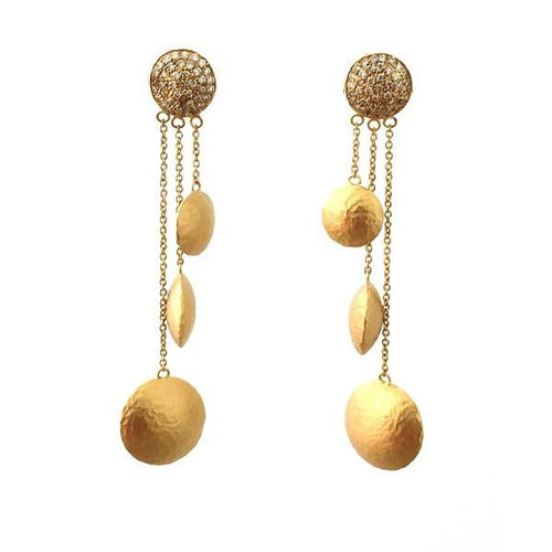 Marika 14k Gold & Diamond Earrings - M5757-Marika-Renee Taylor Gallery