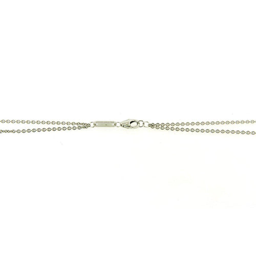 Rhodium Plated Sterling Silver Double Chain - 64/01174-RH-Breuning-Renee Taylor Gallery