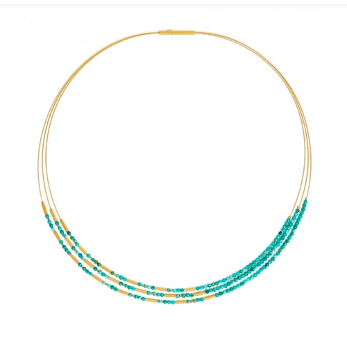 Clini Turquoise Necklace - 85233256-Bernd Wolf-Renee Taylor Gallery