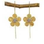 14K Gold & Diamond Flower Earrings - M8657-Marika-Renee Taylor Gallery