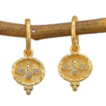 14K Gold & Diamond Bee Earrings - M8862-Marika-Renee Taylor Gallery