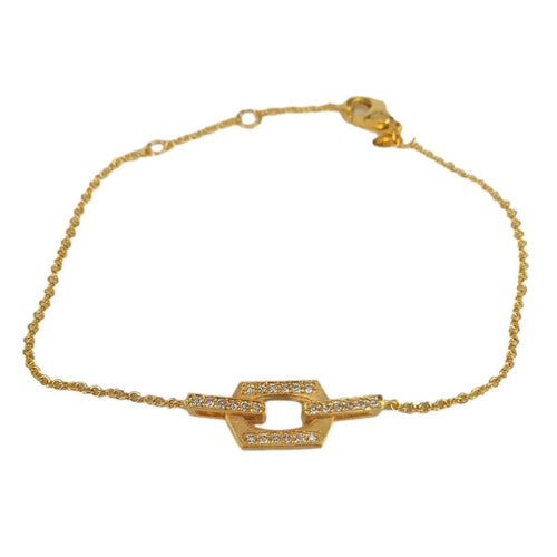 Marika 14k Gold & Diamond Link Bracelet - M8938-Marika-Renee Taylor Gallery