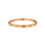 Bangle Bracelet with White Diamonds in 18K Rose Gold - B-11RD(SM)-Alex Sepkus-Renee Taylor Gallery