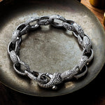 Link Bracelet with White Diamonds in Platinum B-2PPD-Alex Sepkus-Renee Taylor Gallery