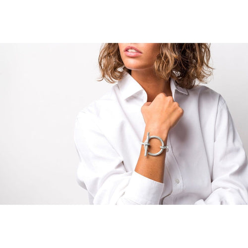Sterling Silver Plated Bracelet - B0060 MET-CXC-Renee Taylor Gallery