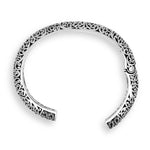 Sterling Silver Classic Small Carved Scroll Cuff - BB6733-00338-Lois Hill-Renee Taylor Gallery