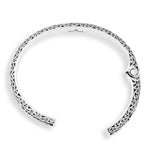 Sterling Silver Classic Small Granulated Cuff - BG6533-00247-Lois Hill-Renee Taylor Gallery