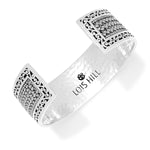 Sterling Silver Classic Small Textile Weave Cuff - BP8160-00418-Lois Hill-Renee Taylor Gallery