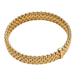 Flex'it PANORAMA 18K Yellow Gold & Diamond 10x3.65mm Bracelet-FOPE-Renee Taylor Gallery