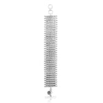 Sterling Silver Large Signature Carved Station Bracelet - BU6539-00155-Lois Hill-Renee Taylor Gallery