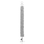 Sterling Silver Small Signature Carved Scroll Link Bracelet - BU6541-00155-Lois Hill-Renee Taylor Gallery