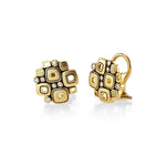 18K Little Windows Diamond Huggie Earrings - E-84-Alex Sepkus-Renee Taylor Gallery