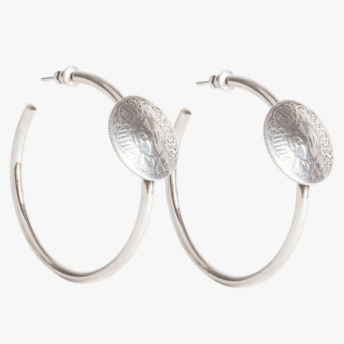 Sterling Silver Plated Earrings - E0037 MET00-CXC-Renee Taylor Gallery