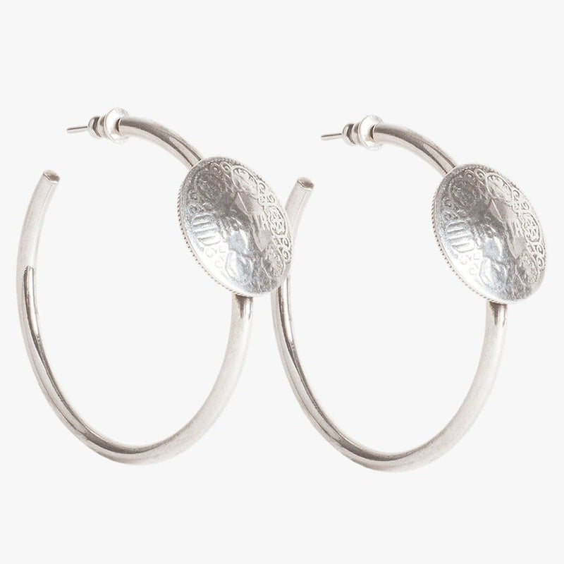 Sterling Silver Plated Earrings - E0037 MET00-CXC-Renee Taylor Gallery