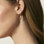 Classic Chain Small Hoop Earring - EG999710-John Hardy-Renee Taylor Gallery