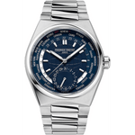 Highlife World Timer Automatic Watch - Blue-Frederique Constant-Renee Taylor Gallery