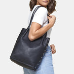 OLIVER MED - Black/Gunmetal-Hammitt-Renee Taylor Gallery