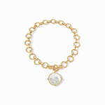Honeybee Statement Necklace - Iridescent Clear Crystal-Julie Vos-Renee Taylor Gallery