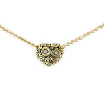 18K Heart Shaped Diamond Pendant & Chain - M-2215-Alex Sepkus-Renee Taylor Gallery