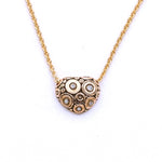 18K Rose Gold Heart Shaped Diamond Pendant & Chain - M-22R15R-Alex Sepkus-Renee Taylor Gallery