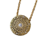 18K Shield Diamond Pendant - M-4519-Alex Sepkus-Renee Taylor Gallery